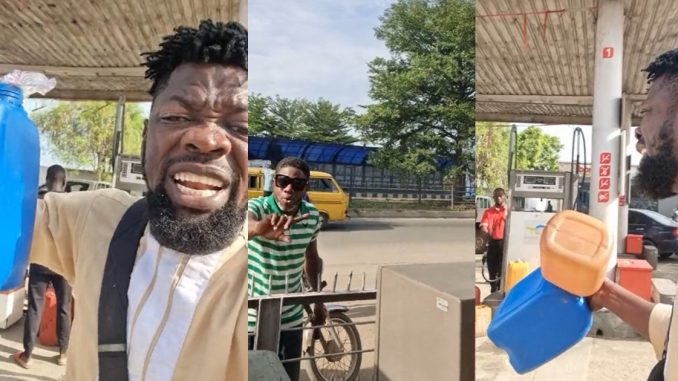 Man calls out popular filling station for allegedly charging customers before selling fuel to them (WATCH)