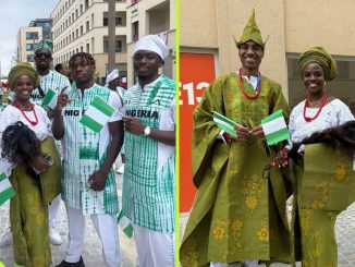 Paris 2024 Opening Ceremony: Tobi Amusan Shows Off Yoruba Culture, Dresses in ‘Iro’ and ‘Ipele’