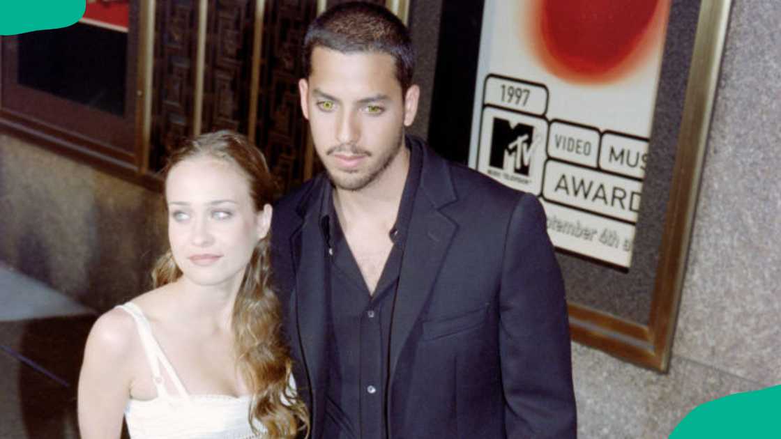 Fiona Apple and David Blaine attend the MTV Video Music Awards at Radio City Music Hall