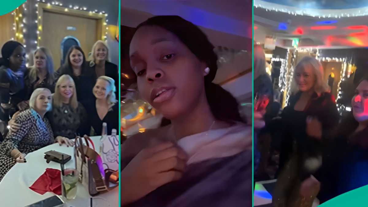 Nigerian Lady Asks DJ to Play Davido and Rema’s Songs During Party in UK, Oyinbo Guests Dance