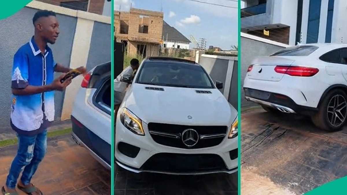 Nigerian Man Buys Costly Mercedes Benz GLE 43, Video Shows Sleek Ride