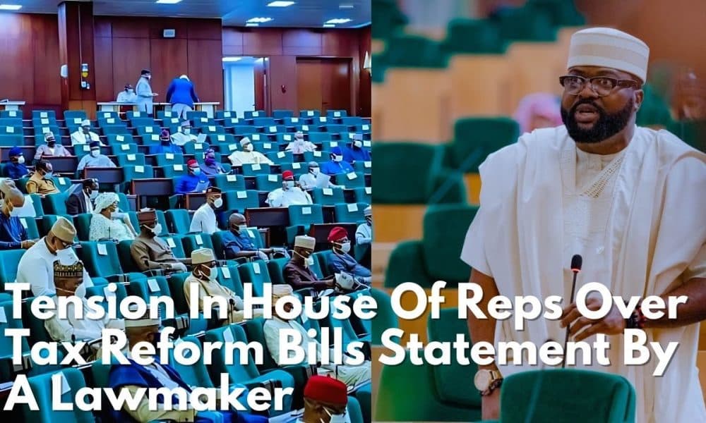 Tension In House Of Reps Over Lawmaker’s Statement On Tax Reform Bills