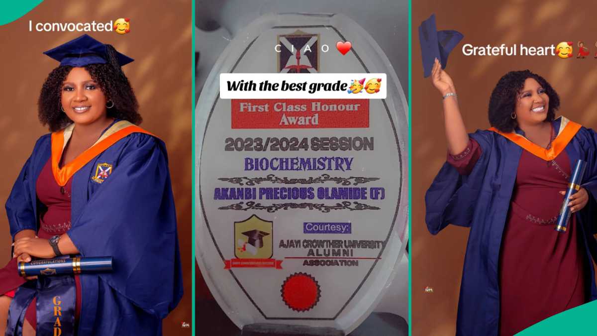 Lady Who Transferred From OAU to Ajayi Crowther University Bags First Class in Biochemistry