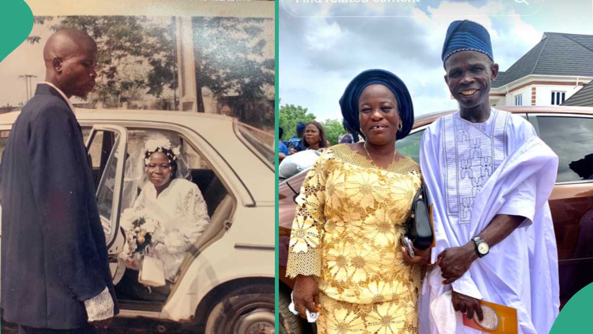 Lady Posts Throwback Photo Showing When Her Parents Got Wedded Many Years Ago