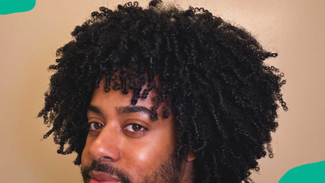 soft, medium curls for men