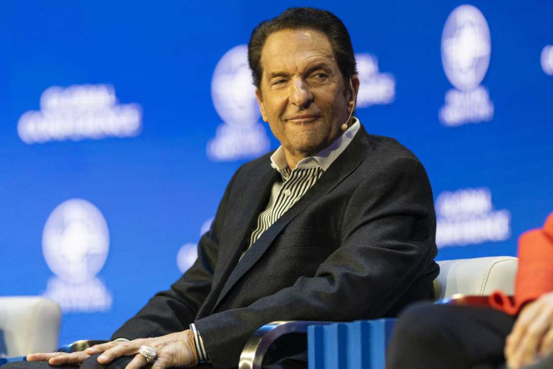 Peter Guber participates in a panel discussion