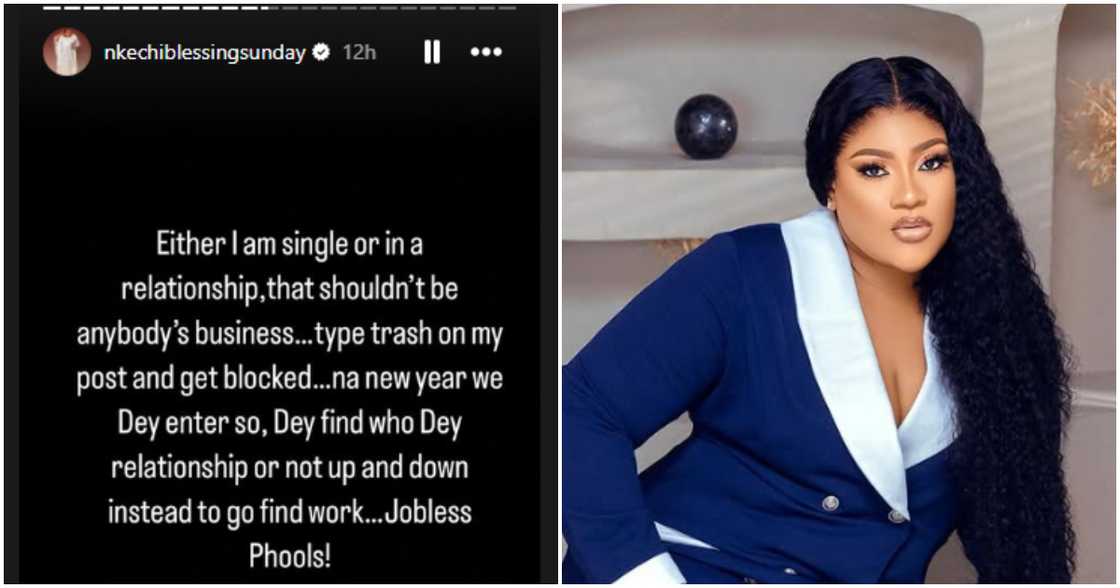 Nkechi Blessing Sunday speaks about her relationship