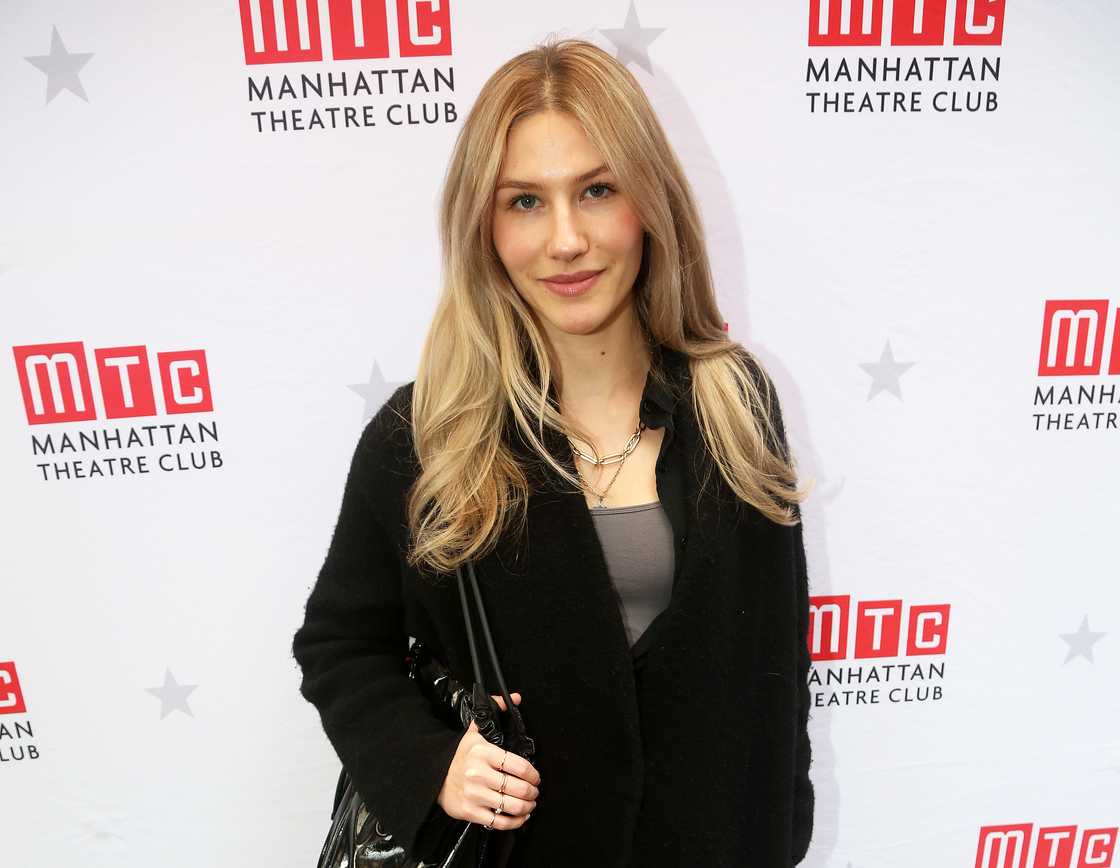 Sofia Hublitz poses at the opening night of the Manhattan Theatre Club's new production of the new play "Summer, 1976" in New York City