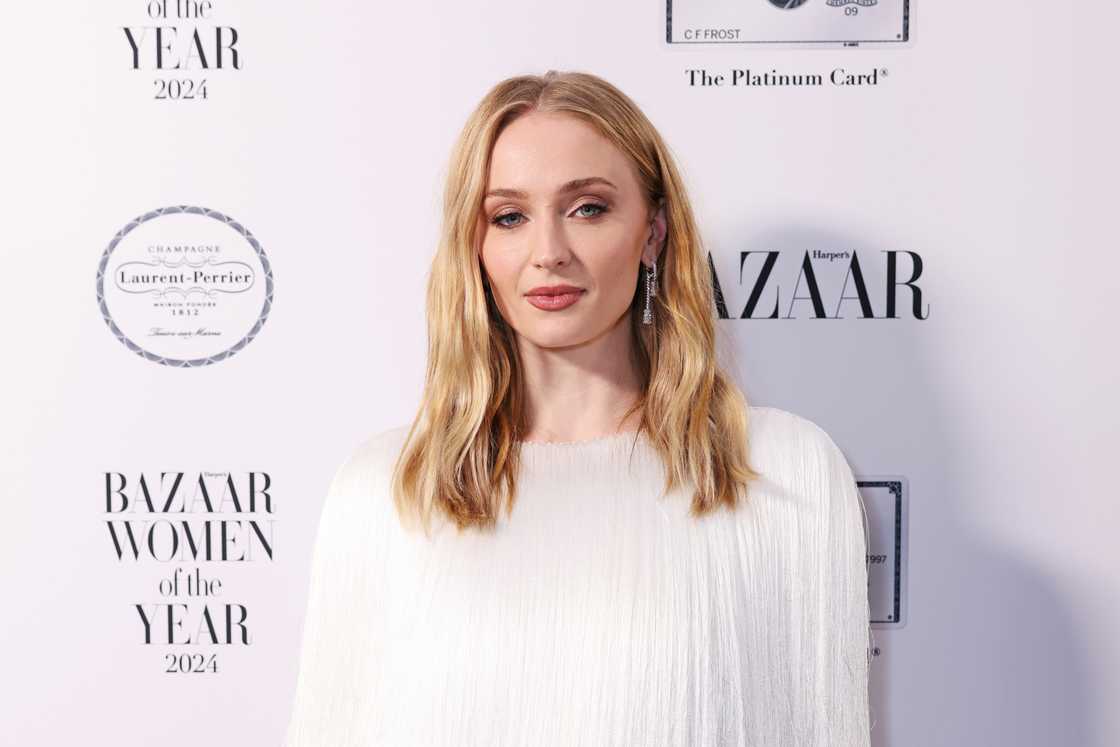 Sophie Turner attends the Harper's Bazaar Women of the Year Awards, held in partnership with The Platinum Card by American Express, at Claridge's Hotel in London