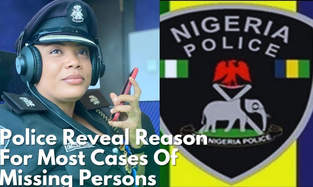 Police Reveal Reason For Most Cases Of Missing Persons