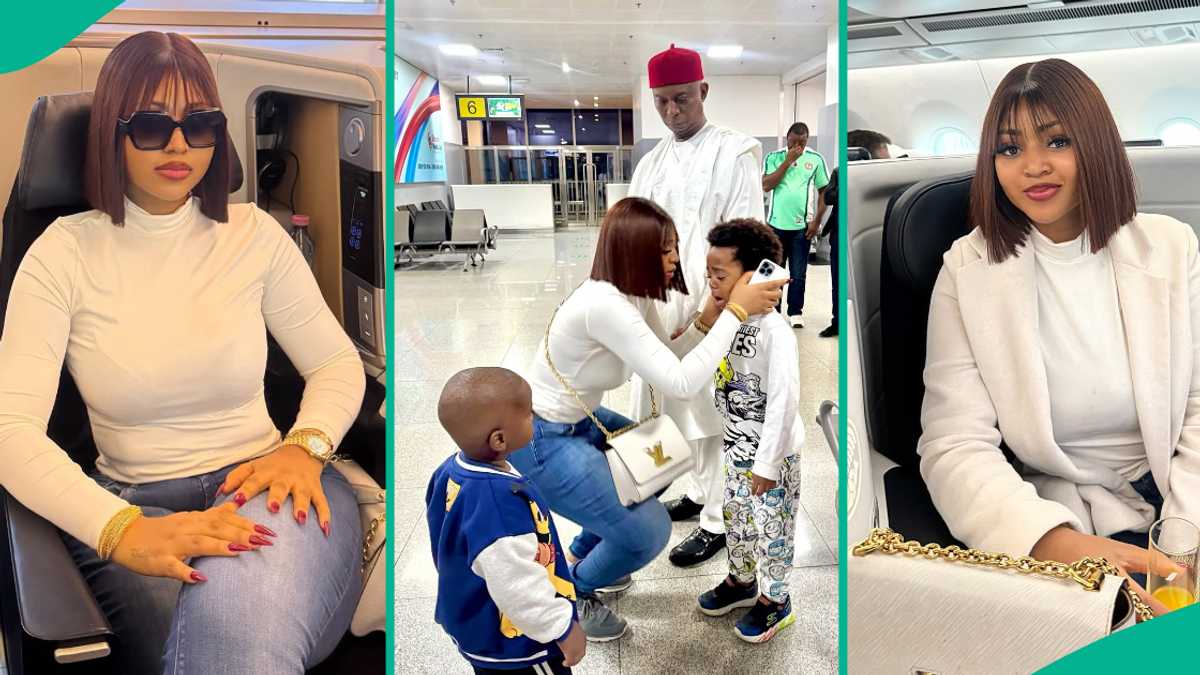 Regina Daniels Flies Out Without Ned Nwoko, Her Kids to Mexico, Shares Video and More