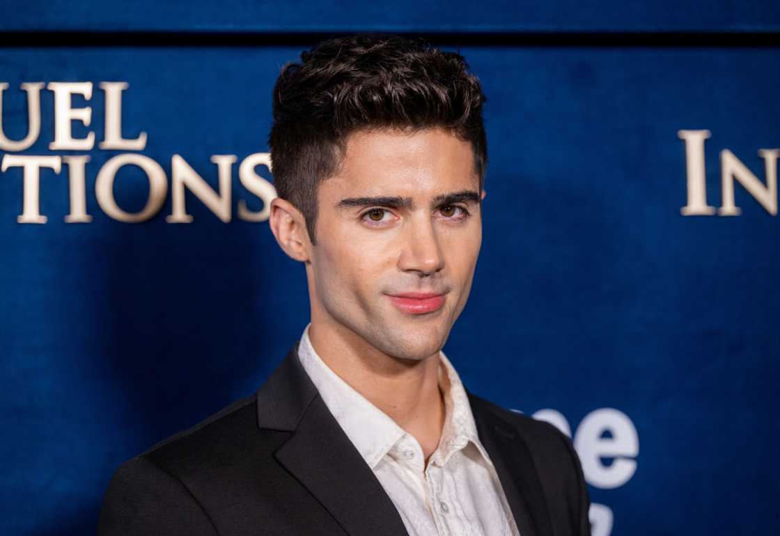 Actor and singer Max Ehrich during the premiere of Cruel Intentions