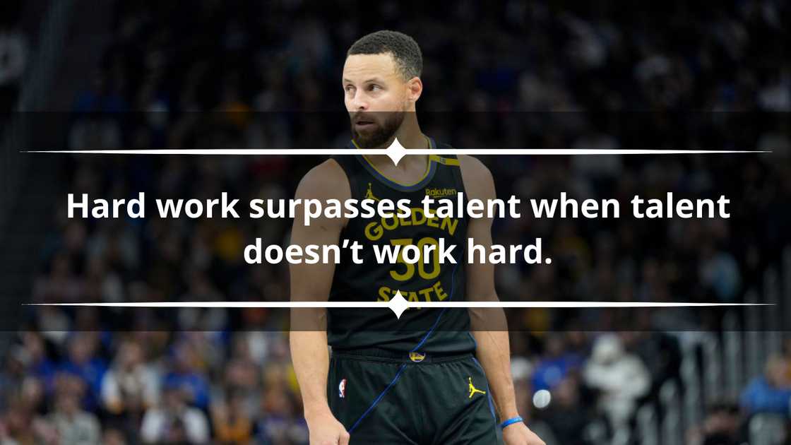 What is Stephen Curry's famous quote?