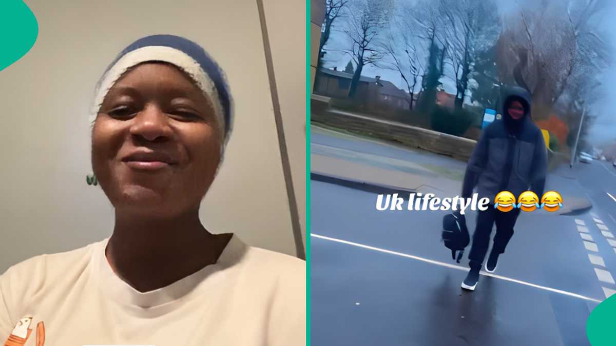 Wife Returning from Her Job in UK Runs into Husband on Road Going to Work, Nigerians React