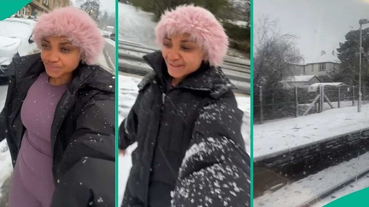 Lady Working at Agency in UK Refuses to Cancel Her Shift Despite Snow Fall, Shares Salary