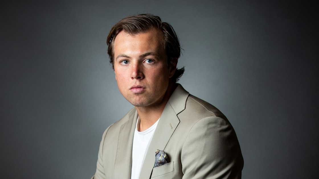 Charlie McAvoy of the Boston Bruins poses for a portrait