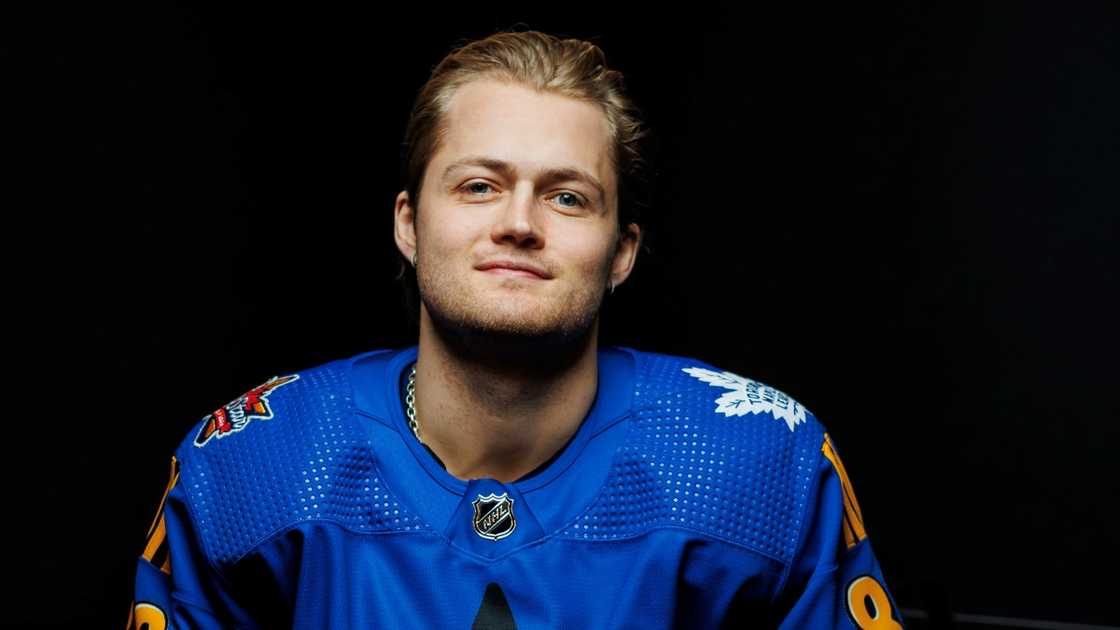 William Nylander of the Toronto Maple Leafs poses for his portrait