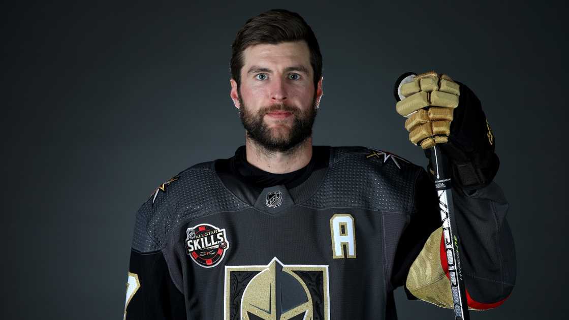 Alex Pietrangelo of the Vegas Golden Knights poses for a portrait