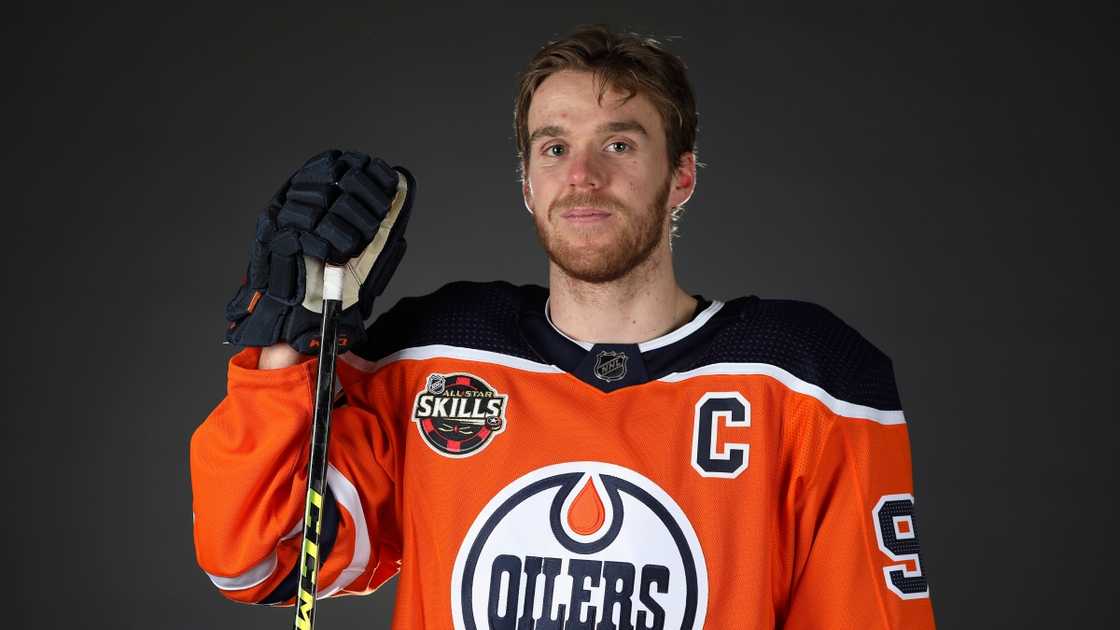 Connor McDavid of the Edmonton Oilers poses for a portrait.