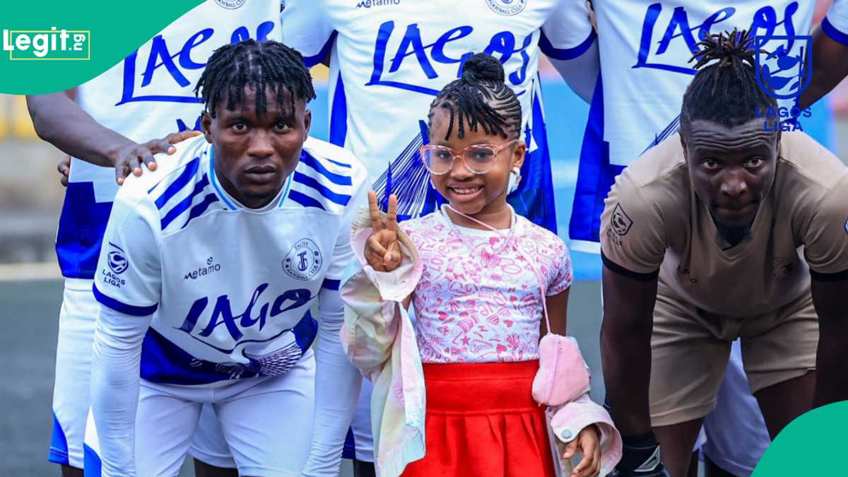 Tacha's "Daughter" Makes Pose At Lagos Liga: "Looking Stunning"