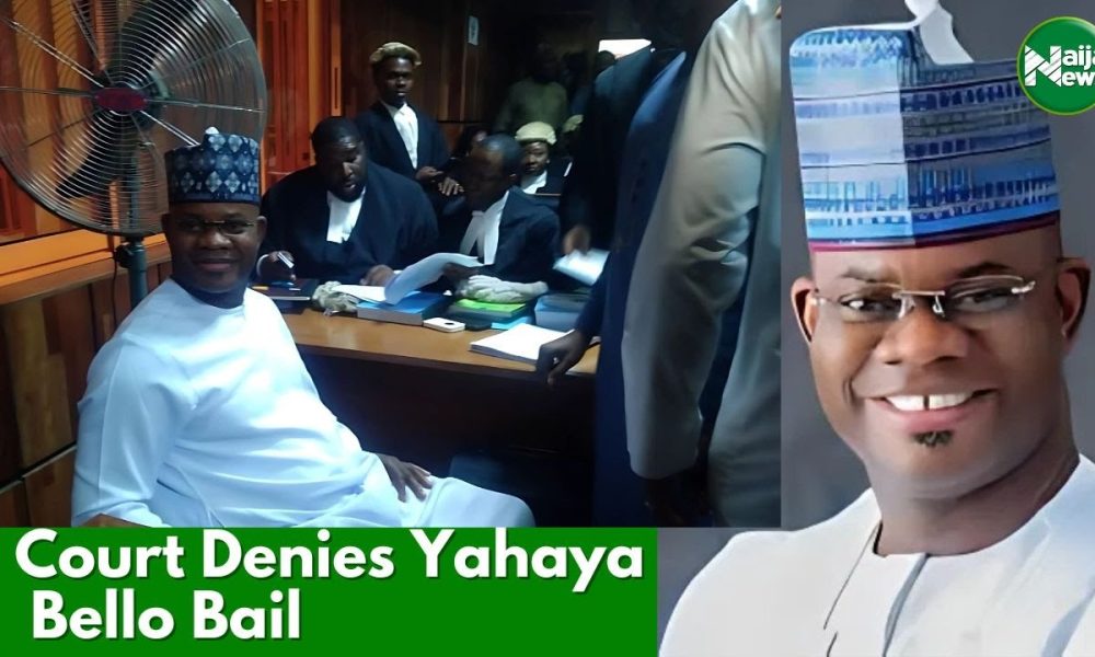 Former Kogi State Governor Yahaya Bello’s Court Case: Bail Denied