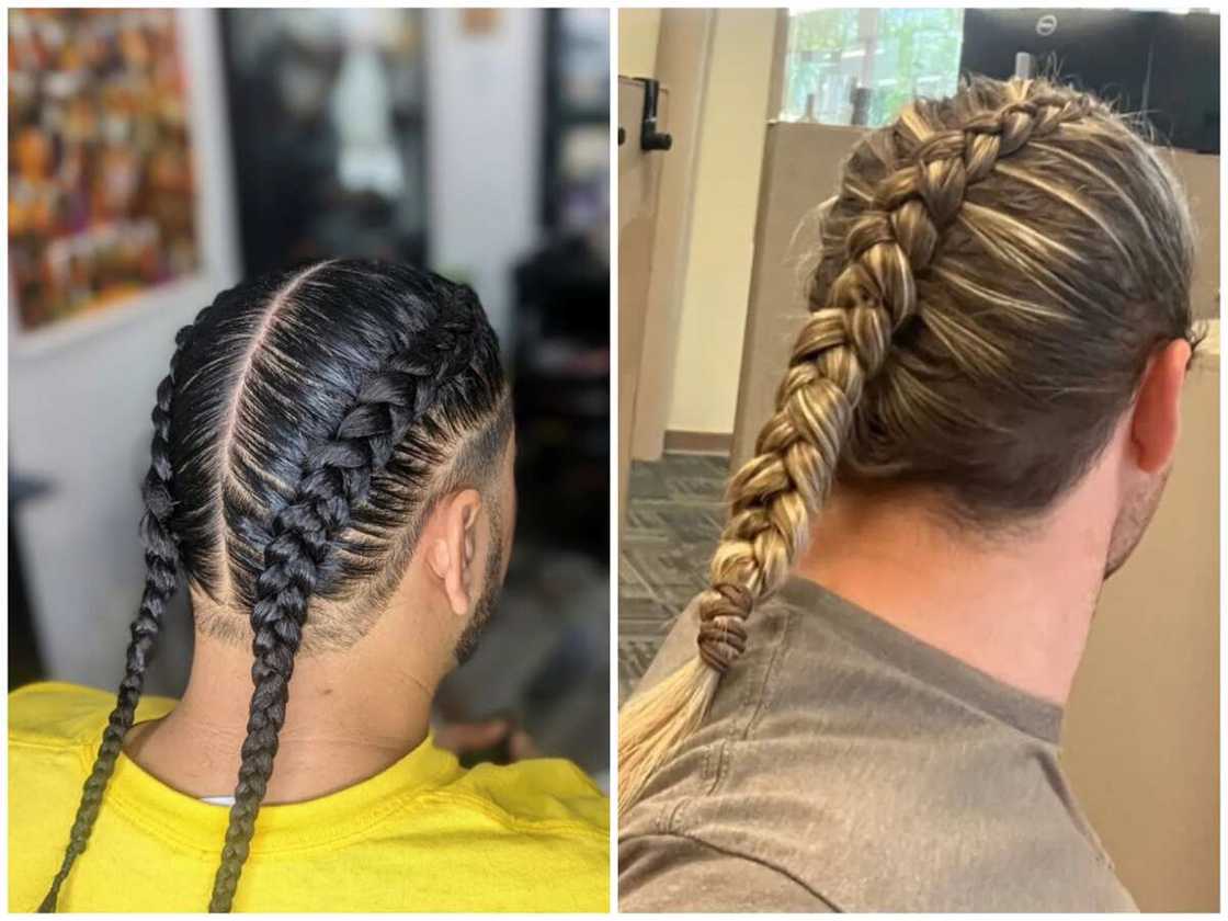 Braids for men with long hair