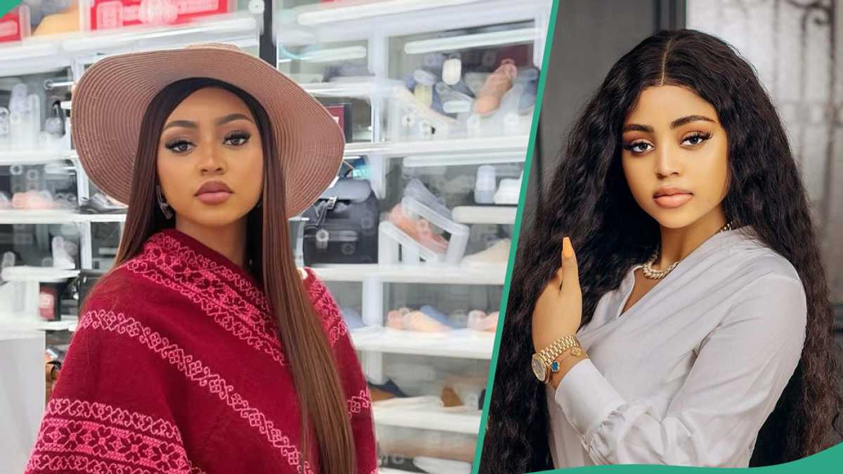 Regina Daniels shares reason she has no competition, rocks bum short: “Beautiful girl”