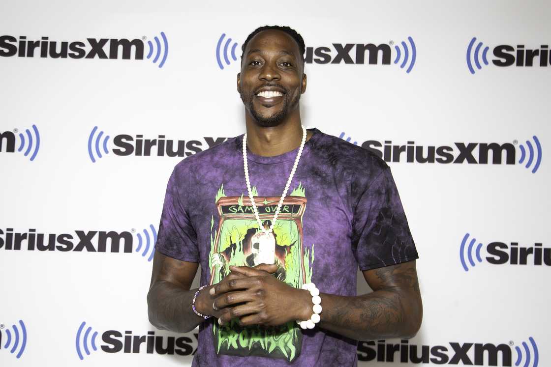 Dwight Howard visits SiriusXM Studios in New York City