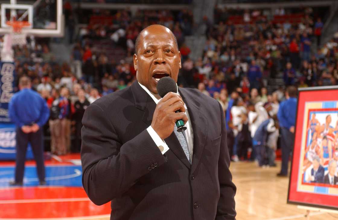 Vinnie Johnson at the Palace of Auburn Hills in Auburn Hills, Michigan