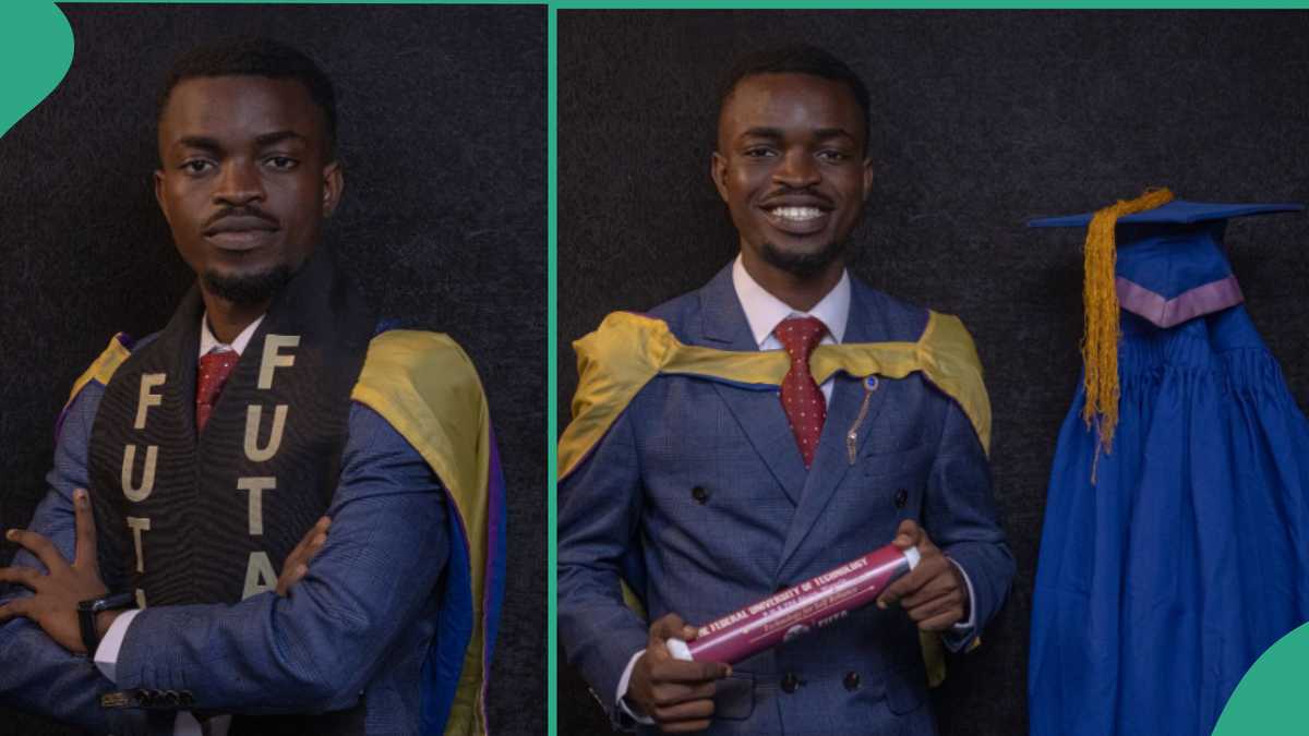 FUTA First-class Graduate Opens Up What Made Him to Succeed, Says He Wants to Study Abroad