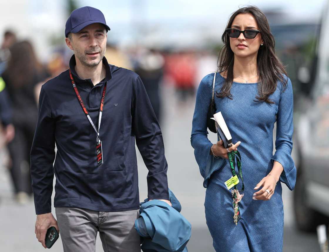 Nicolas Todt and Alexandra Saint Mleux at Circuit Gilles Villeneuve in Montreal, Canada.