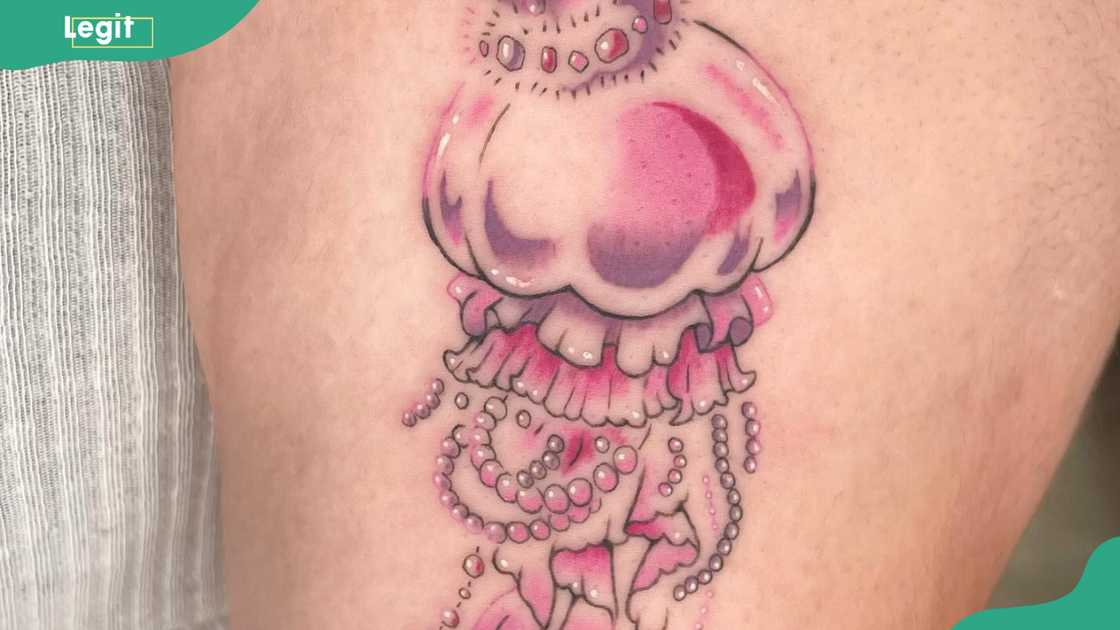 Princess jellyfish tattoo