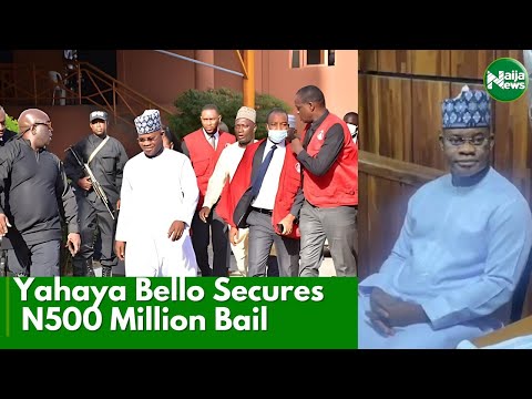 VIDEO: Yahaya Bello Returns To Court, Secures 500 Million Naira Bail