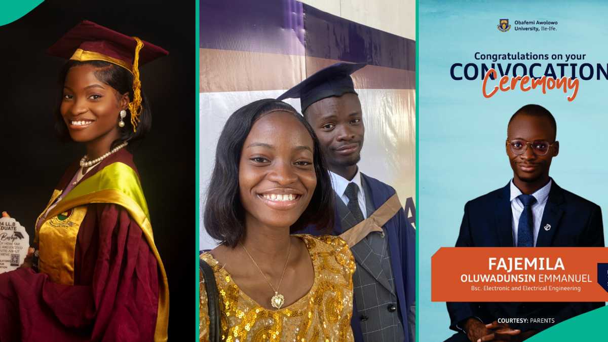 First Class Law Graduate Celebrates Her Brother Who Bagged 4.71 CGPA in Engineering from OAU