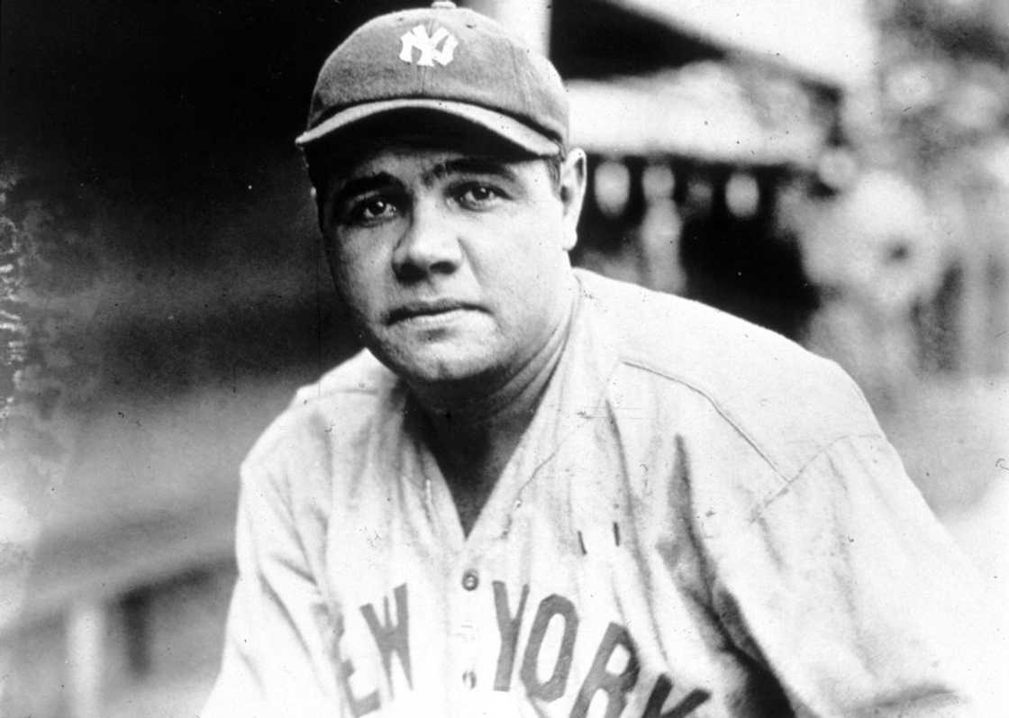 American baseball player George Herman Ruth