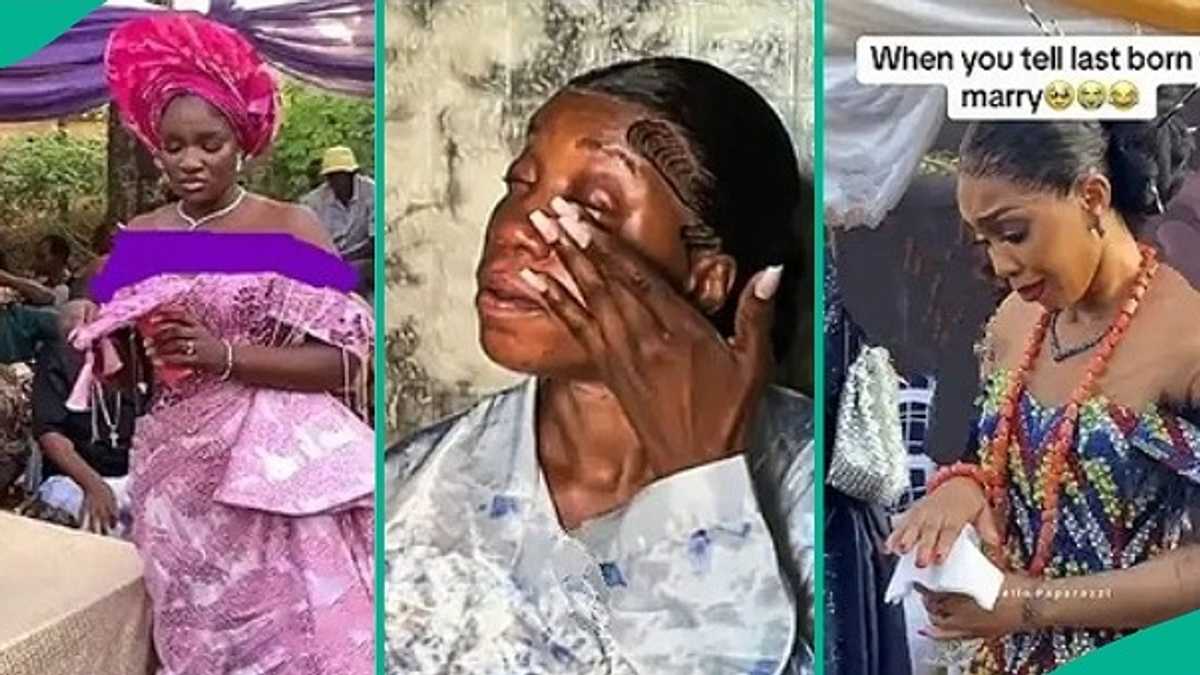 Year In Review: 3 Nigerian Brides That Went Emotional and Cried on Wedding Day