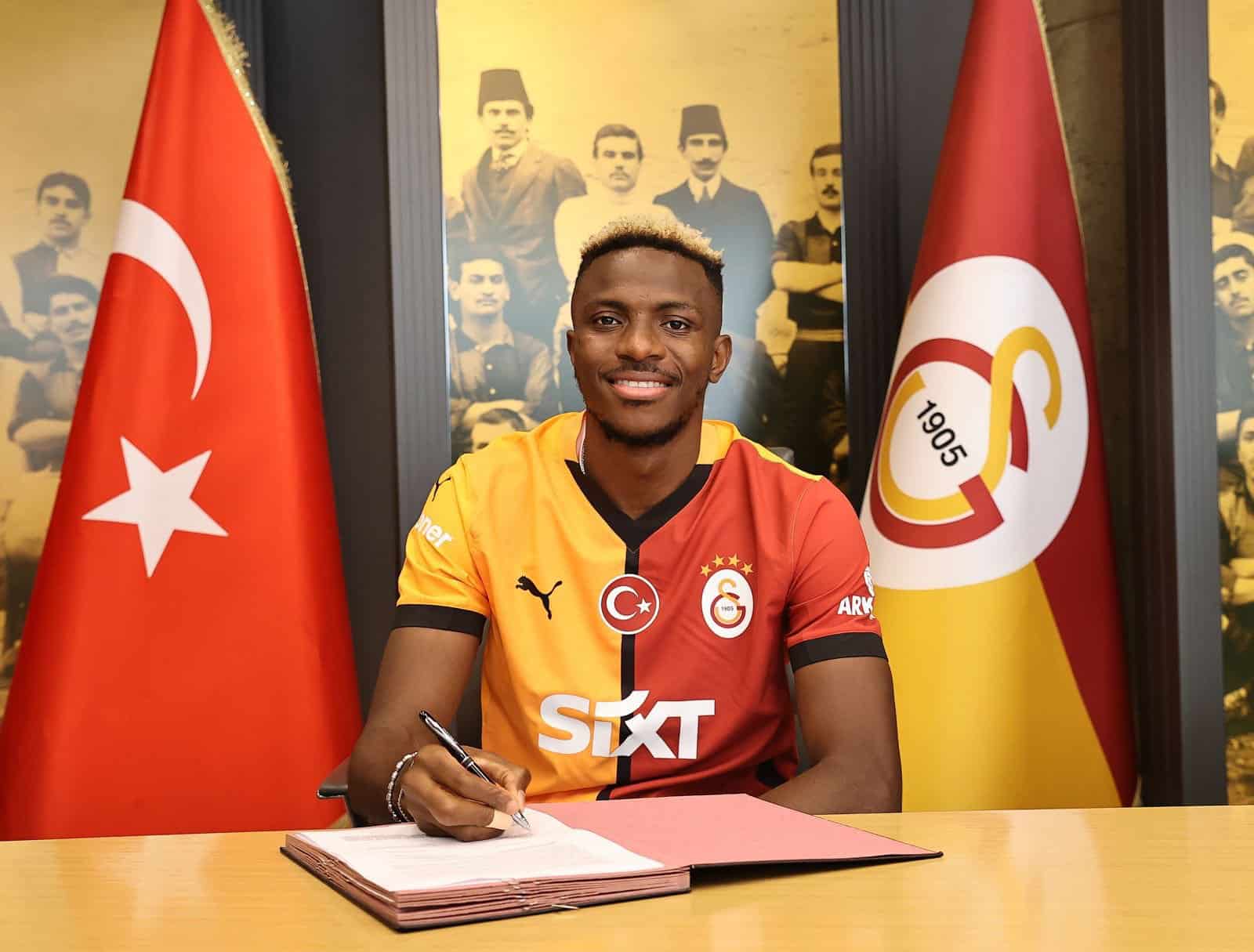 Turkish club, Galatasaray, have officially announced Super Eagles of Nigeria striker, Victor Osimhen as their new player earlier today, September 4, 2024.