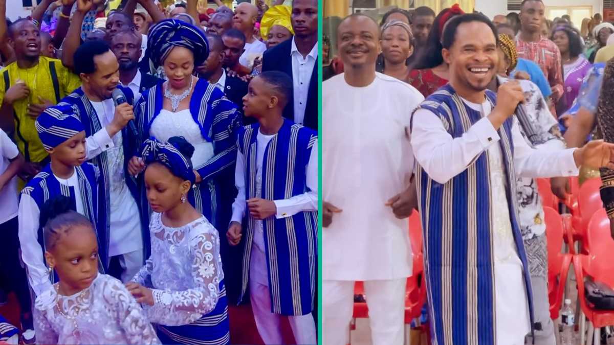 Video of Prophet Odumeje ‘Indaboski’ With His Wife and Kids During Thanksgiving Trends