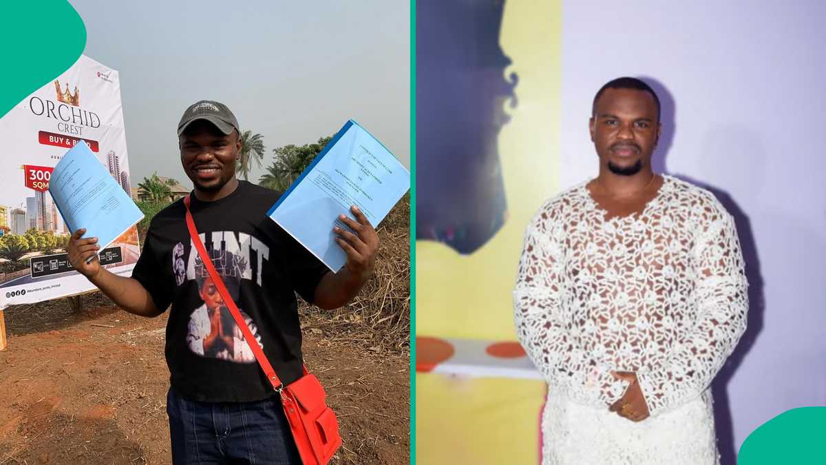 Tosin Silverdam Celebrates As He Buys Land in Mum’s Hometown, Shares Photos: “Gossip Is Paying”