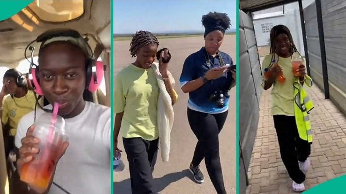 3 Ladies Fly to Another Location On Aeroplane Just to Get Lunch, Video Melts Hearts on TikTok