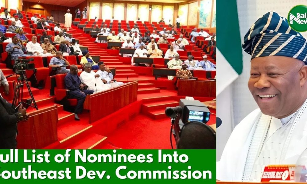 Full List Of Nominees Into South-East Development Commission – Akpabio Reveals Those That Made The Cut