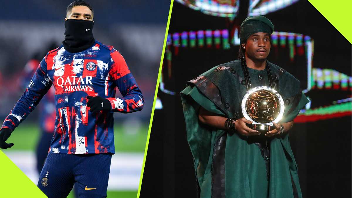 2024 CAF POTY: What Hakimi Said Before PSG Game After Losing Award to Lookman, Reports