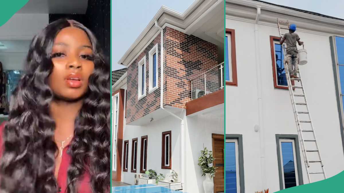 "We Spent N20 Million For Renovation": Lady Shares Video of Her Husband's Beautiful Mansion