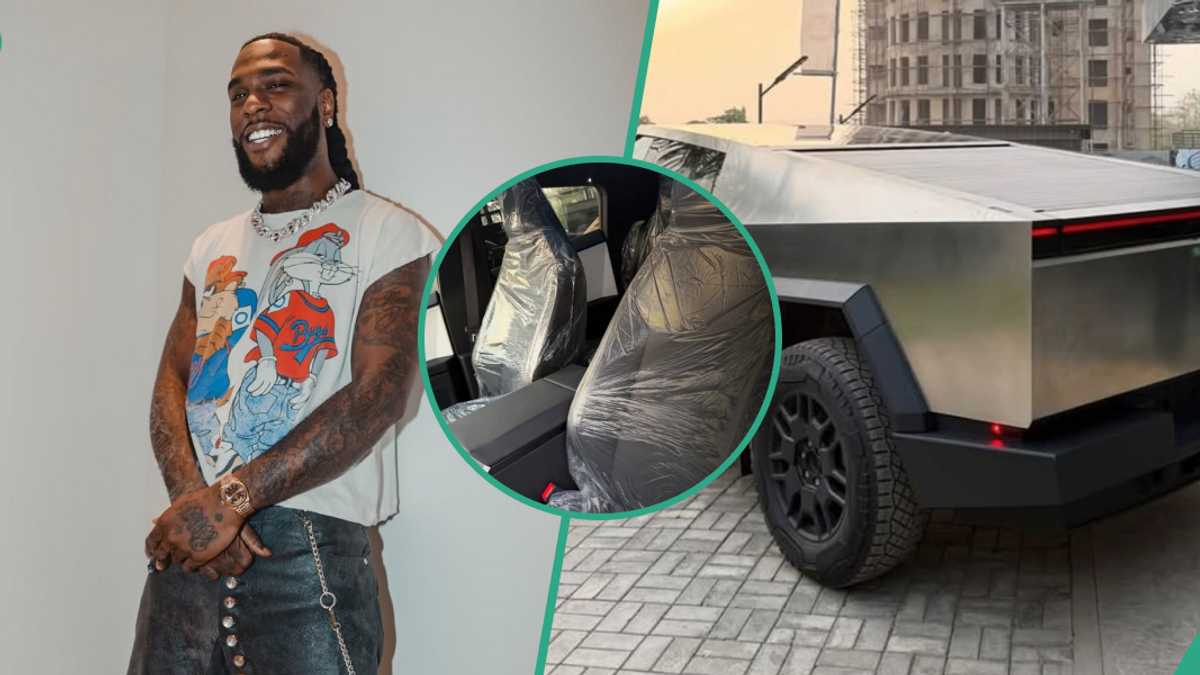 Burna Boy Throws Shade as he Buys Tesla Cyber Truck For King Manny: "OBO is Air They Breathe"