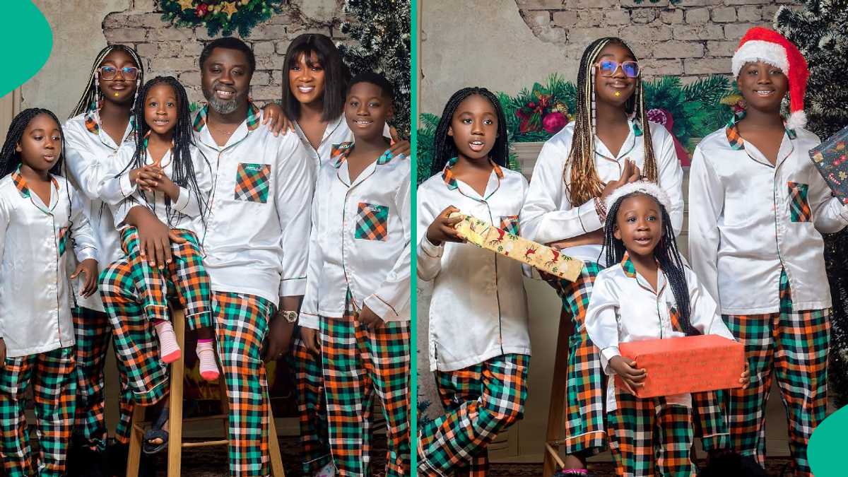 Christmas Pyjamas Season: Mercy Johnson’s Family Photos Go Viral, Celebs, Fans React