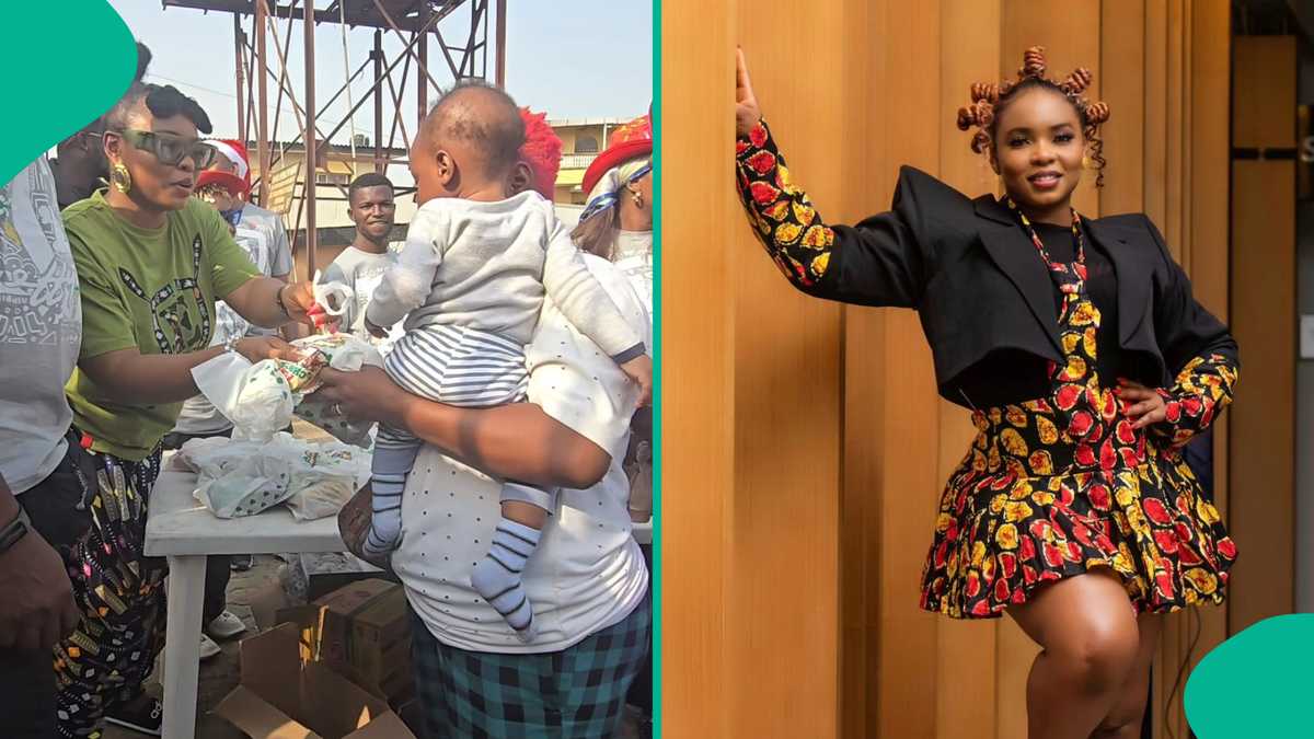 Christmas: Yemi Alade Donates Food Items to Over 400 Families, Fans Share Their Takes, "Keep It Up"