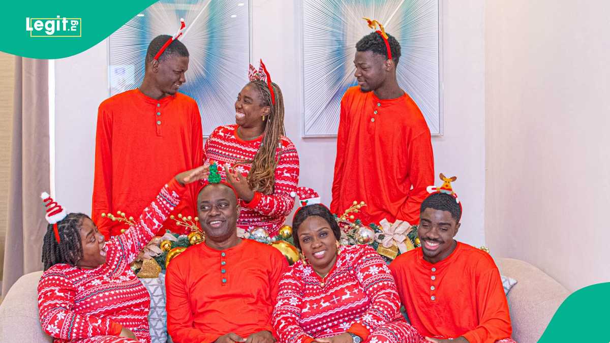 Merry Christmas: Seyi Makinde, Wife, Children Celebrate in Stunning Family Photos