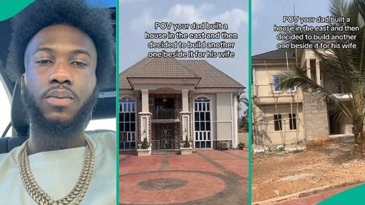 After Building His House, Igbo Man Erects Another Costly Duplex Beside It for Wife, Video Trends