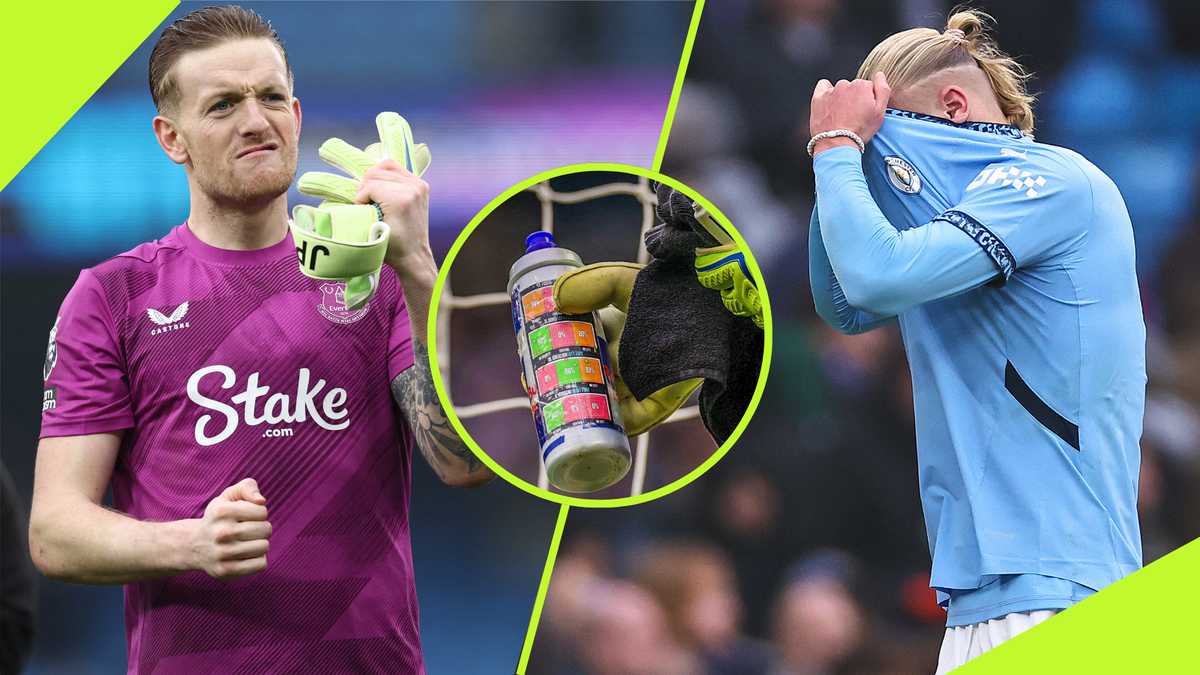 What Jordan Pickford Wrote on His Water Bottle Before Saving Erling Haaland’s Penalty