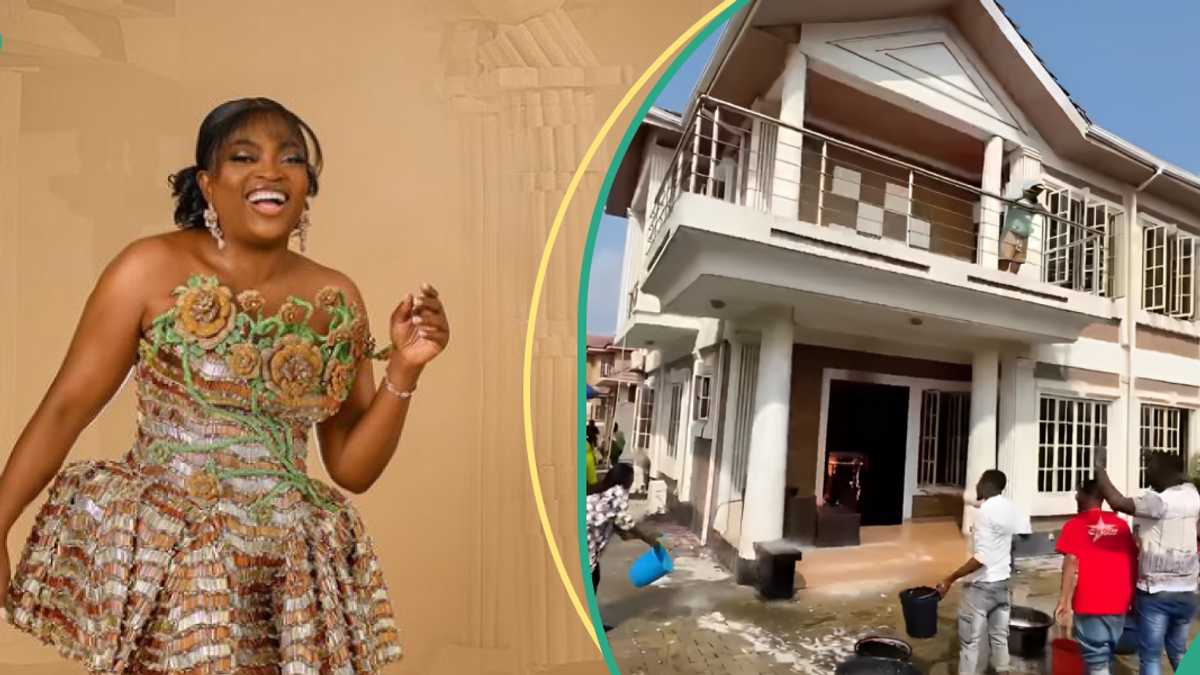 Moment Funke Akindele Reportedly Lit Her Mansion for a Scene in Her Movie Everybody Loves Jennifer